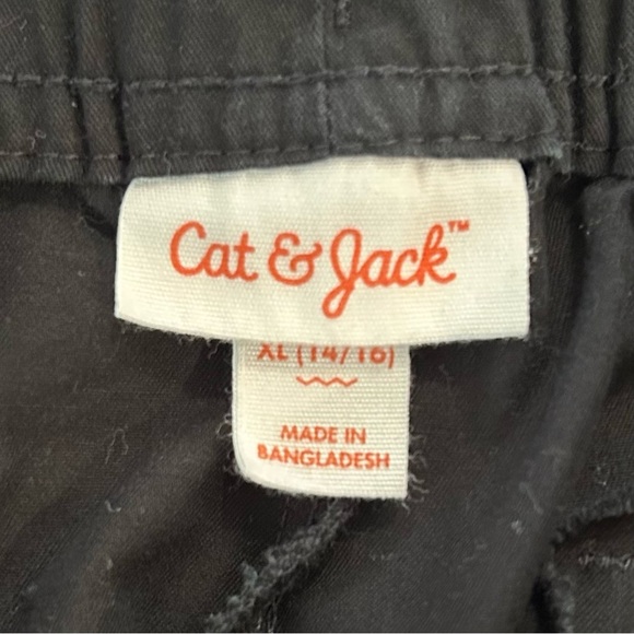 Cat & Jack Girl Black Shorts Lightweight Pull On XL 14/16 School 5.5" Inseam - Picture 8 of 10